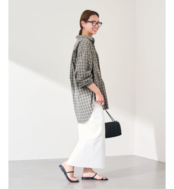 FRAMeWORK「JANE SMITH shadow check work shirt」|シャツ・ブラウス|