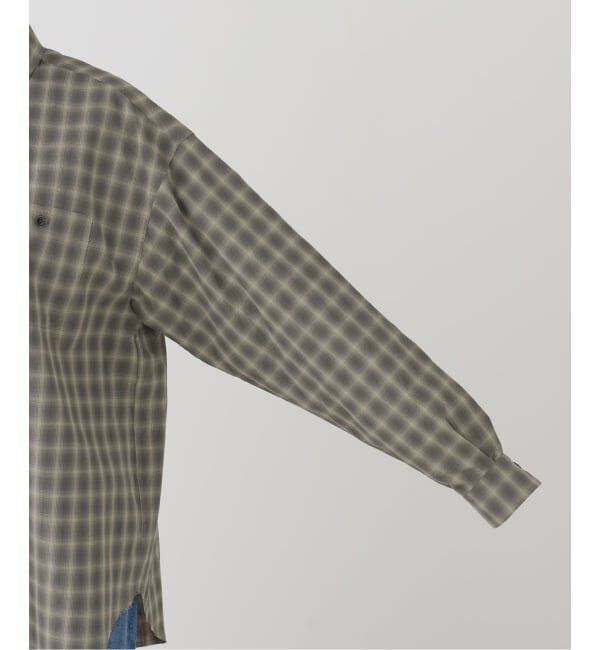 FRAMeWORK「JANE SMITH shadow check work shirt」|シャツ・ブラウス|