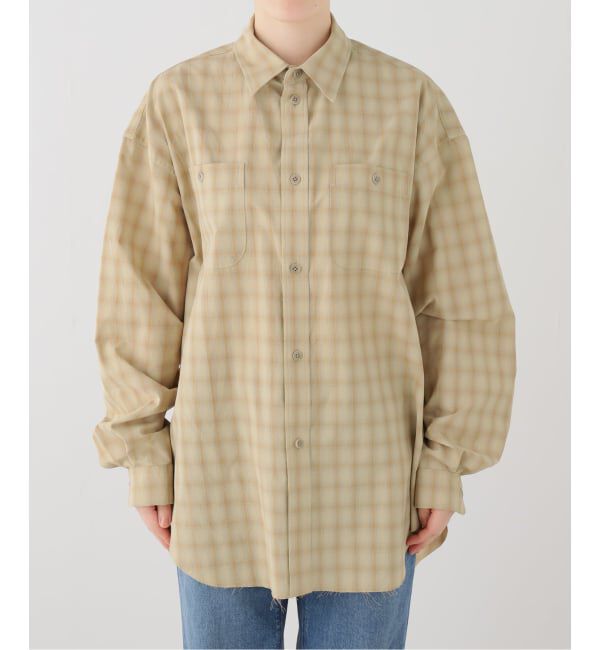 FRAMeWORK「JANE SMITH shadow check work shirt」|シャツ・ブラウス|