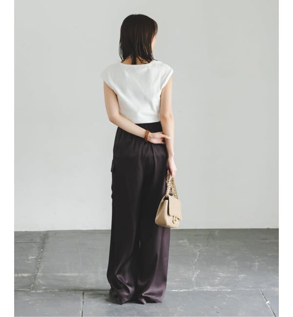 NOBLE「《予約》CLOSED/クローズド Cap sleeve t-shirt」|Tシャツ・カットソー|