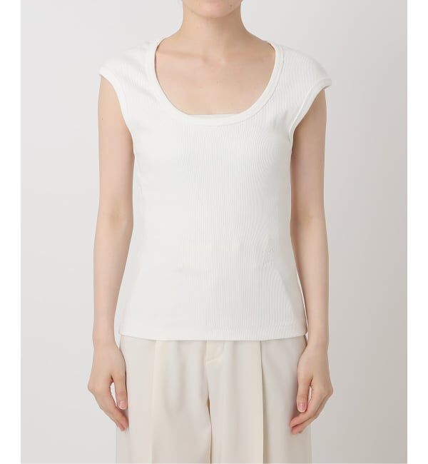 NOBLE「《予約》CLOSED/クローズド Cap sleeve t-shirt」|Tシャツ・カットソー|