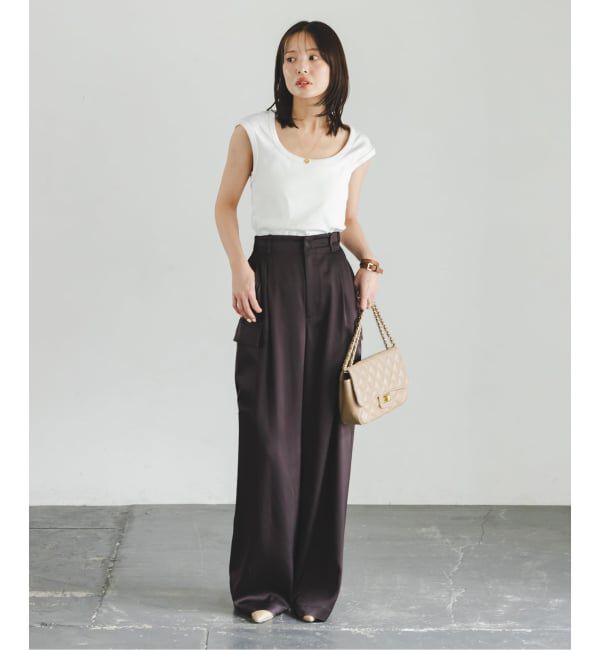 NOBLE「《予約》CLOSED/クローズド Cap sleeve t-shirt」|Tシャツ・カットソー|