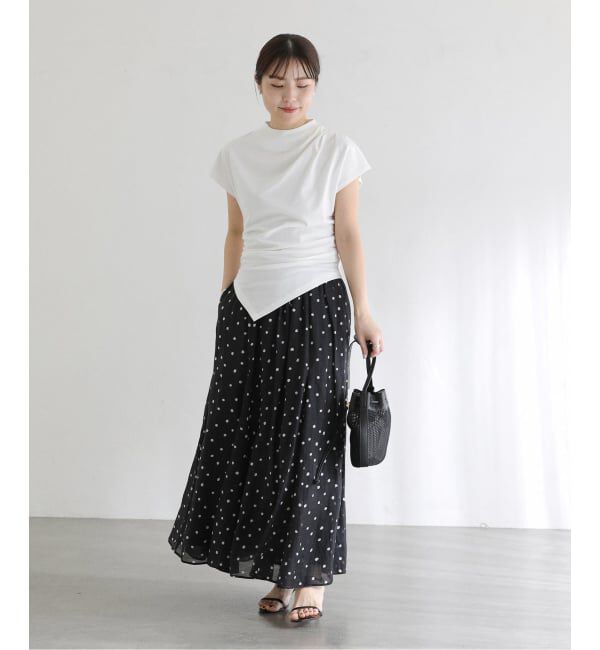 「【洗える】ドレープフレンチカットソー」|Tシャツ・カットソー|