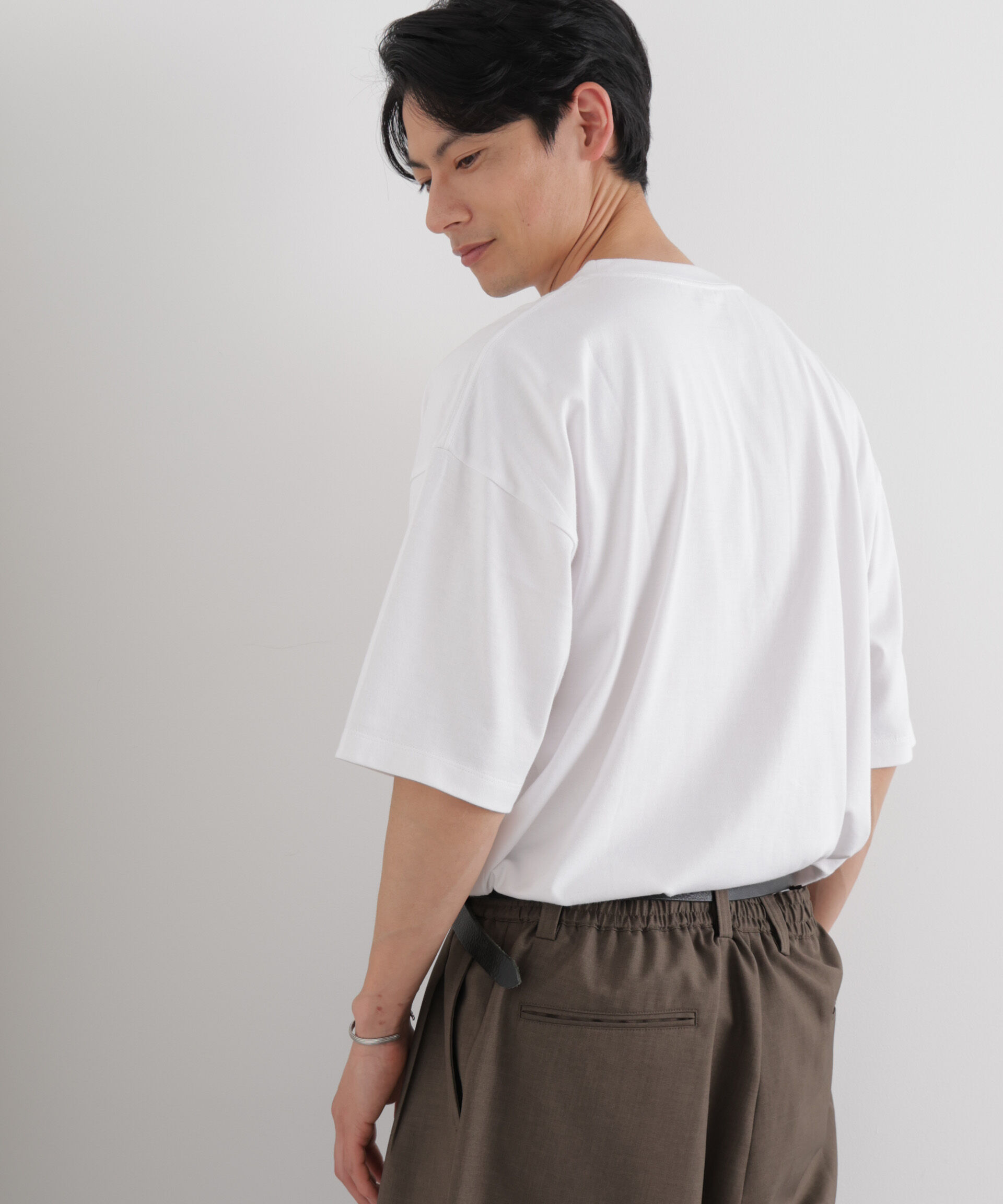NANO universe「GOOD ROCK SPEED&times;Anti Soaked(R) 汗染み防止 NYC Tシャツ」|Tシャツ・カットソー|