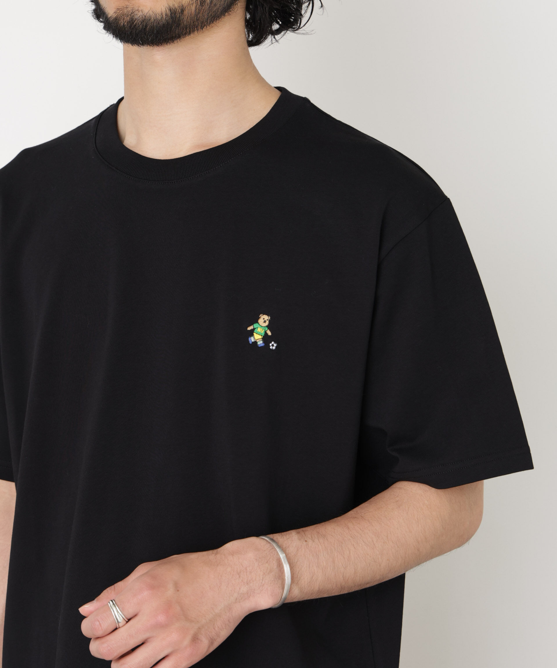 NANO universe「ナノベア Tシャツ半袖 サッカー」|Tシャツ・カットソー|