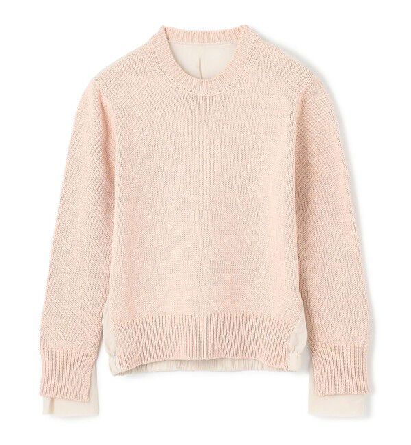 BEIGE,「【洗える・CLUEL 4月号掲載】COMFREY / オーガニックコットンクルーネックニット」|ニット・セーター|