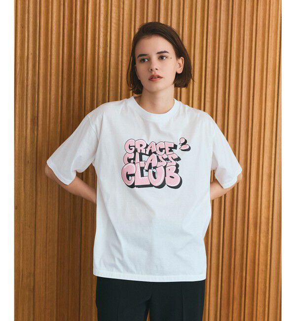 Grace Class「グラフィティプリントTシャツ」|Tシャツ・カットソー|ホワイト