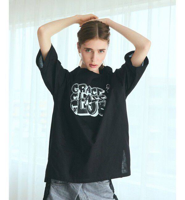 Grace Class「グラフィティプリントTシャツ」|Tシャツ・カットソー|