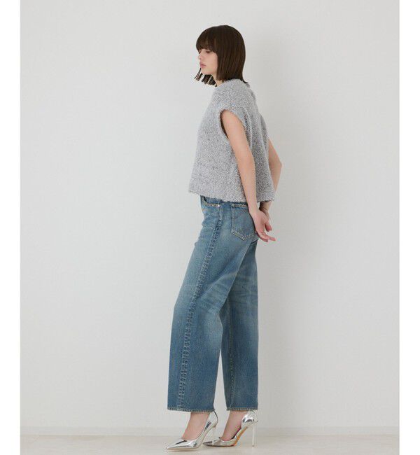 GRACE CONTINENTAL「【イベント店舗・ONLINE STORE先行アイテム】レタードビジューデニム」|デニム|