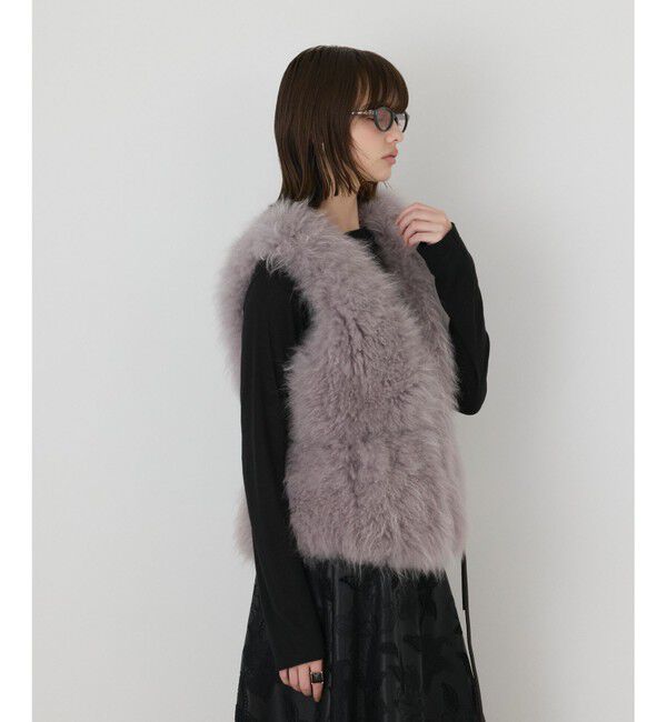 GRACE CONTINENTAL「【イベント店舗・ONLINE STORE先行アイテム】カシミヤファージレ」|ベスト・ジレ|