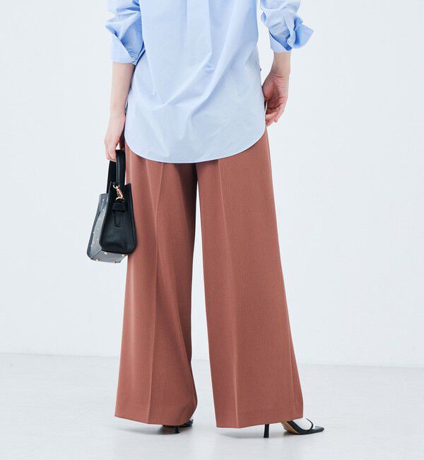 NOLLEY'S sophi「ウォッシャブル強撚ツイルワイドパンツ」|その他|