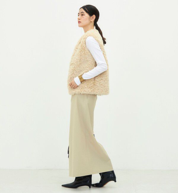 NOLLEY'S「ウォッシャブルヴィンテージリブアシンメトリープルオーバー」|Tシャツ・カットソー|
