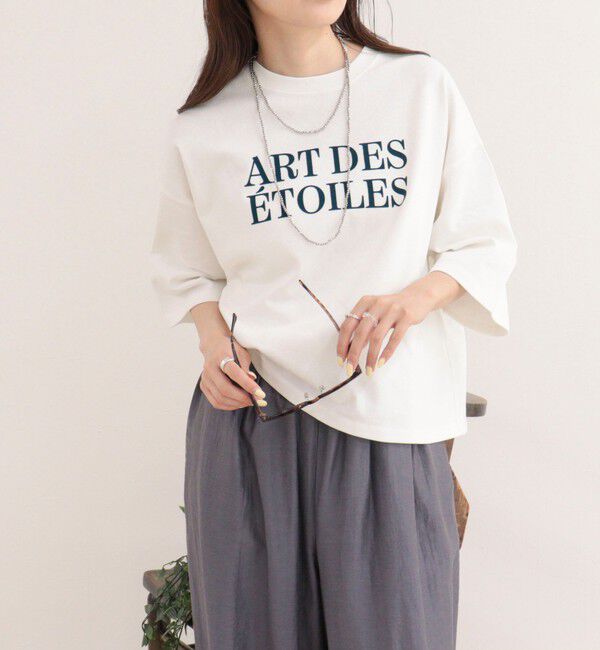 fredy emue「フロッキーロゴ5分袖Tシャツ」|Tシャツ・カットソー|