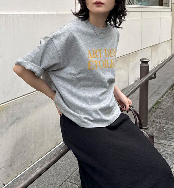 fredy emue「フロッキーロゴ5分袖Tシャツ」|Tシャツ・カットソー|