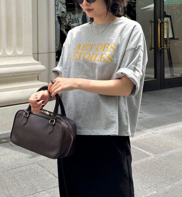 fredy emue「フロッキーロゴ5分袖Tシャツ」|Tシャツ・カットソー|