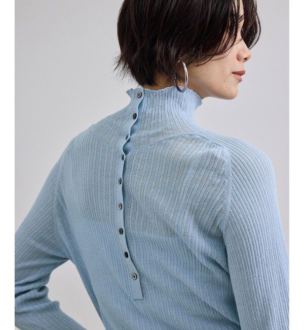 SALON adam et rope'「シアーアイレットマルチWAYタートルプルオーバー」|Tシャツ・カットソー|