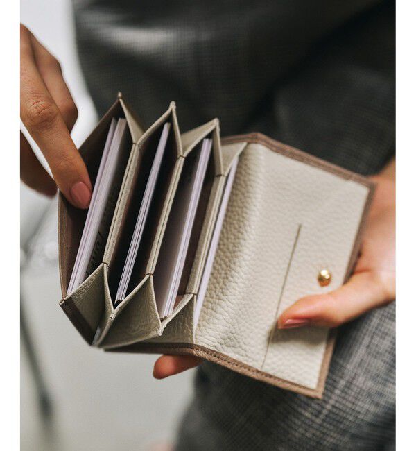 ROPE「【E'POR】JUDD Accordion Card Case(マルチケース)」|名刺入れ・カードケース|ベージュ系(28)