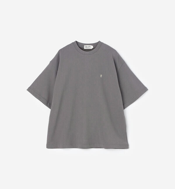 GYMPHLEX「Gymphlex | シルケットコットン クルーネックTシャツ MEN」|Tシャツ・カットソー|GREY