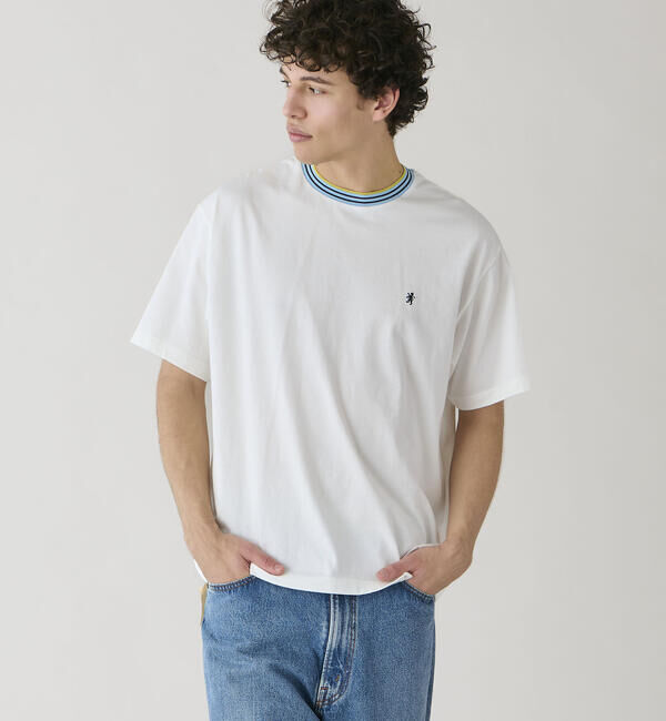 GYMPHLEX「Gymphlex | 〈別注〉クルーネック ラインTシャツ MEN」|Tシャツ・カットソー|