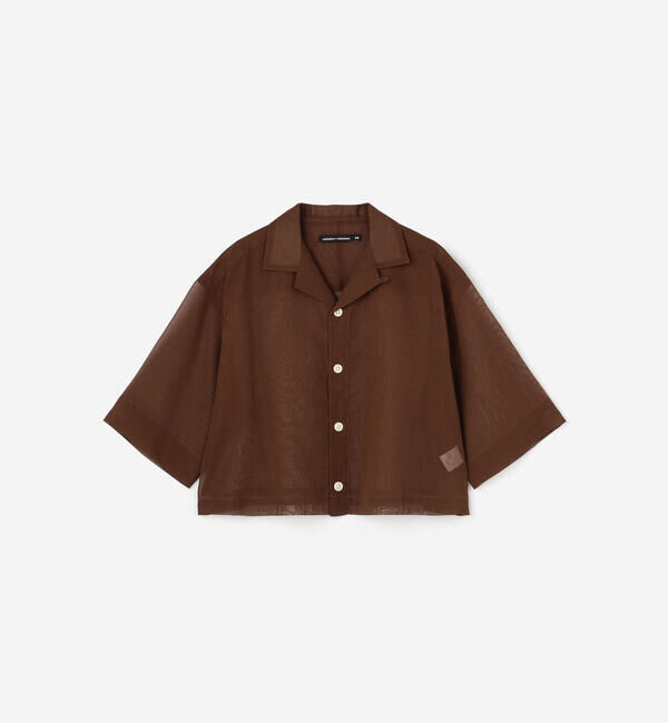  「nicholson & nicholson |〈別注〉シアー ショートスリーブシャツ WOMEN」|シャツ・ブラウス|