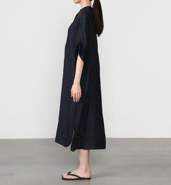  「TICCA |〈別注〉リネン ツイストスリーブワンピース WOMEN」|ワンピース|