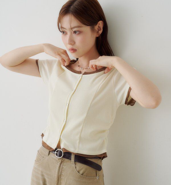 「テレコチュールTEE」|Tシャツ・カットソー|