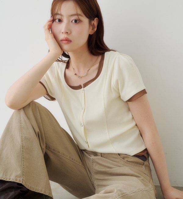  「テレコチュールTEE」|Tシャツ・カットソー|