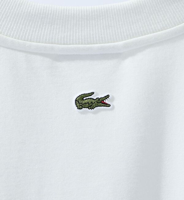 ABAHOUSE「【LACOSTE / ラコステ】オーバーサイズクロックエンブレムスウェットTシャ」|Tシャツ・カットソー|