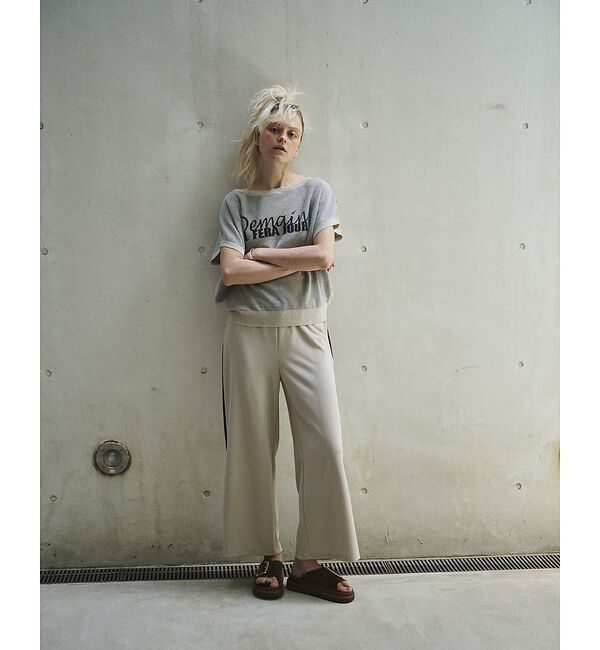 Rouge vif「【人気追加】カットジャージサイドラインパンツ/ウエストゴム」|その他|