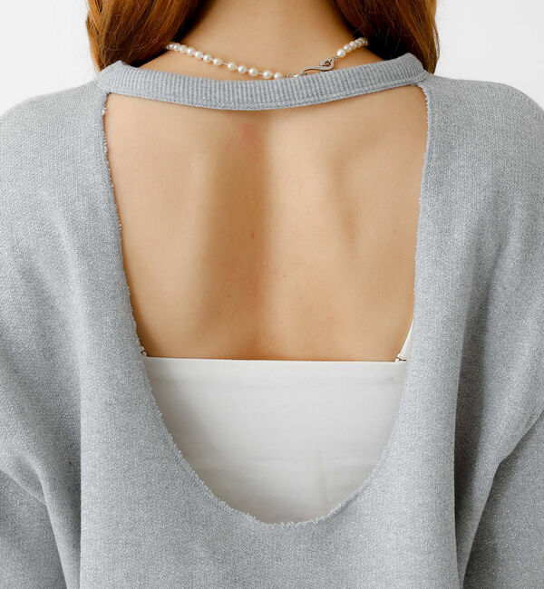 Rouge vif「【IRONING / アイロニング】Glitter sweat hslv / グ」|Tシャツ・カットソー|