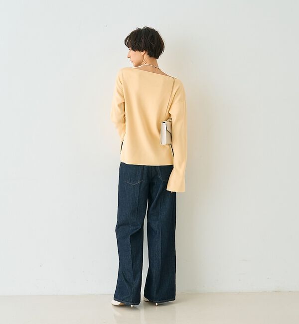 Rouge vif「スムーススリット ニットプルオーバー」|ニット・セーター|