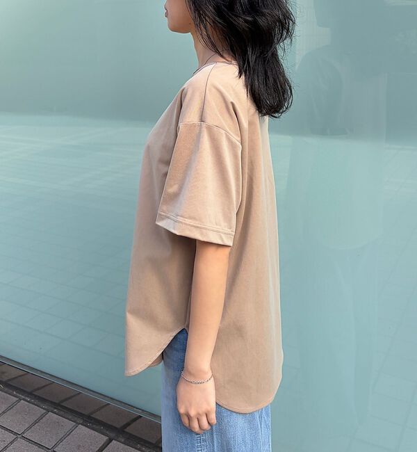 Rouge vif「ヴィンテージキュプラジャージー半袖プルオーバー」|Tシャツ・カットソー|