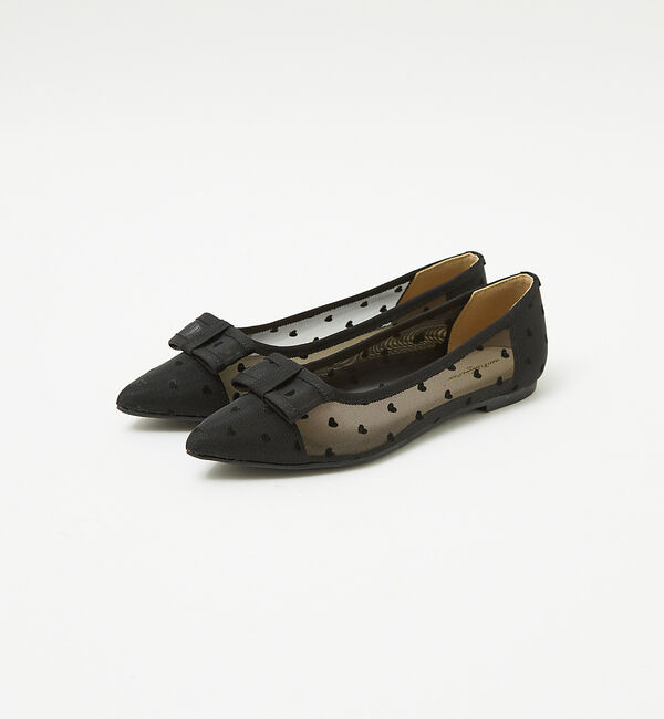 AU BANNISTER「【販売店舗限定】チュール フラットパンプス」|パンプス|