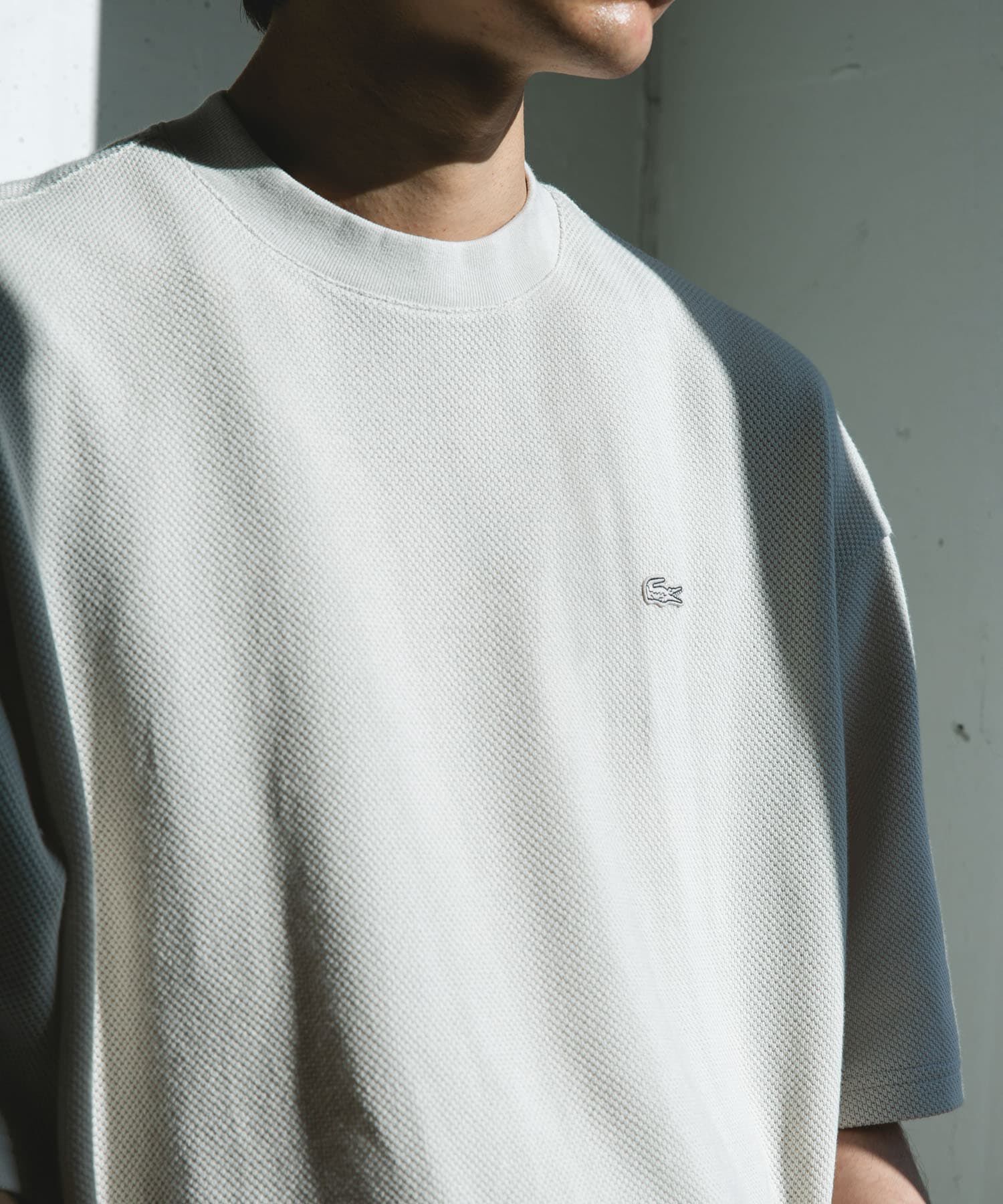 URBAN RESEARCH DOORS「『別注』LACOSTE&times;DOORS　THICK PIQUE ROUND SHORT-SLEEVE」|Tシャツ・カットソー|