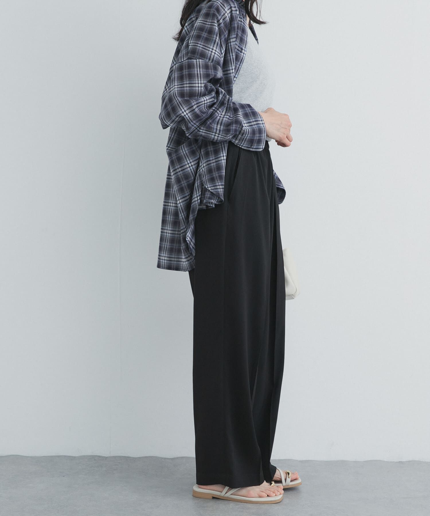URBAN RESEARCH DOORS「トロミタックギャザーパンツ」|その他|