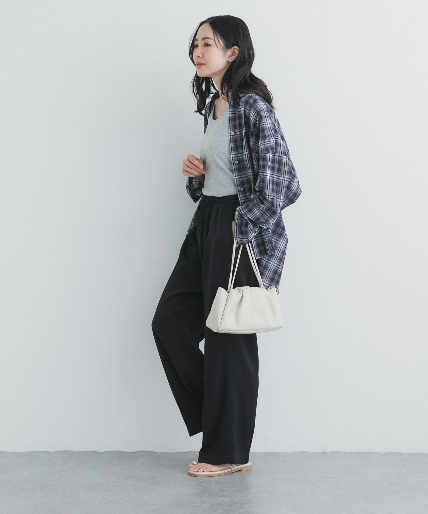 URBAN RESEARCH DOORS「トロミタックギャザーパンツ」|その他|