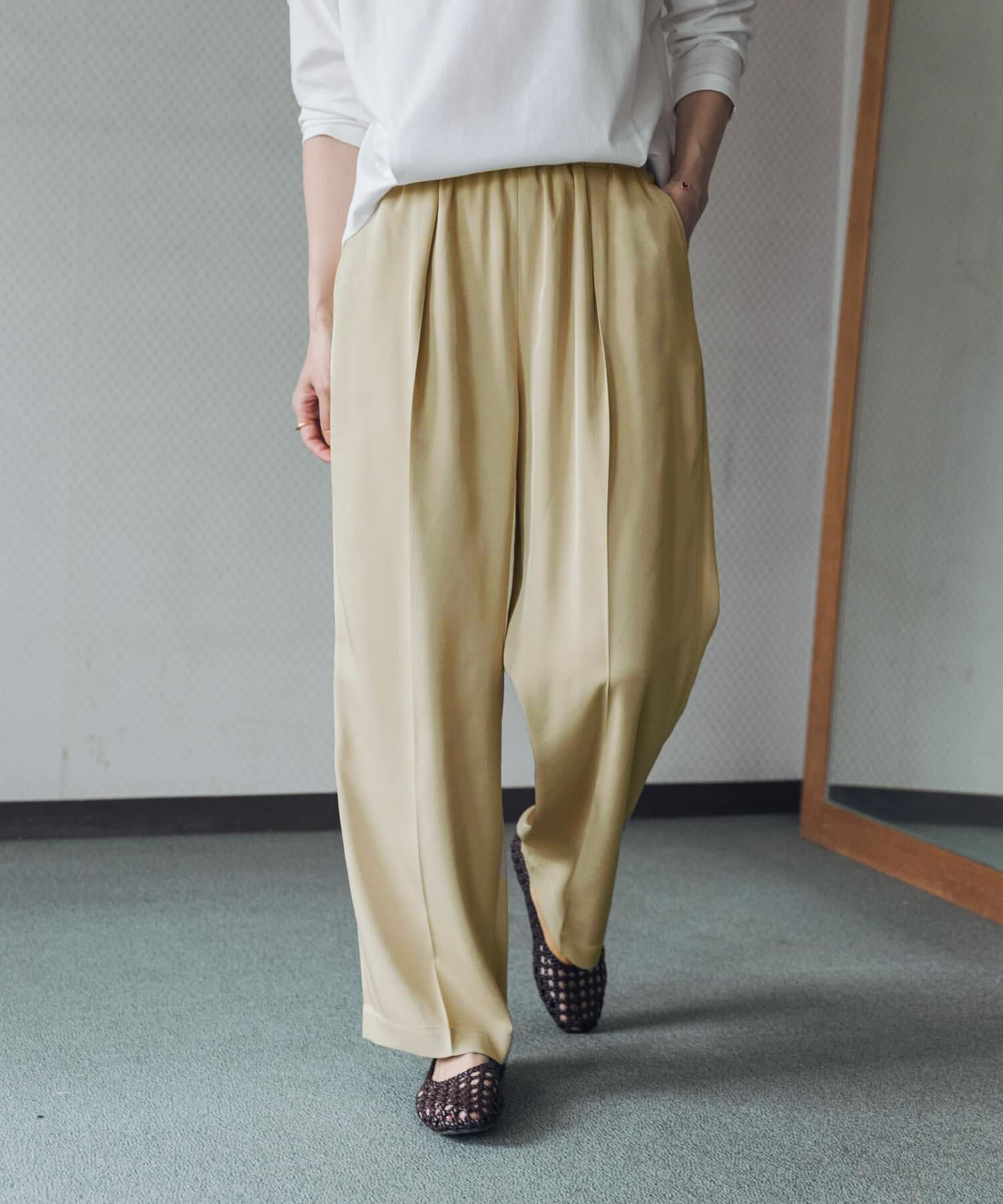 URBAN RESEARCH DOORS「トロミタックギャザーパンツ」|その他|