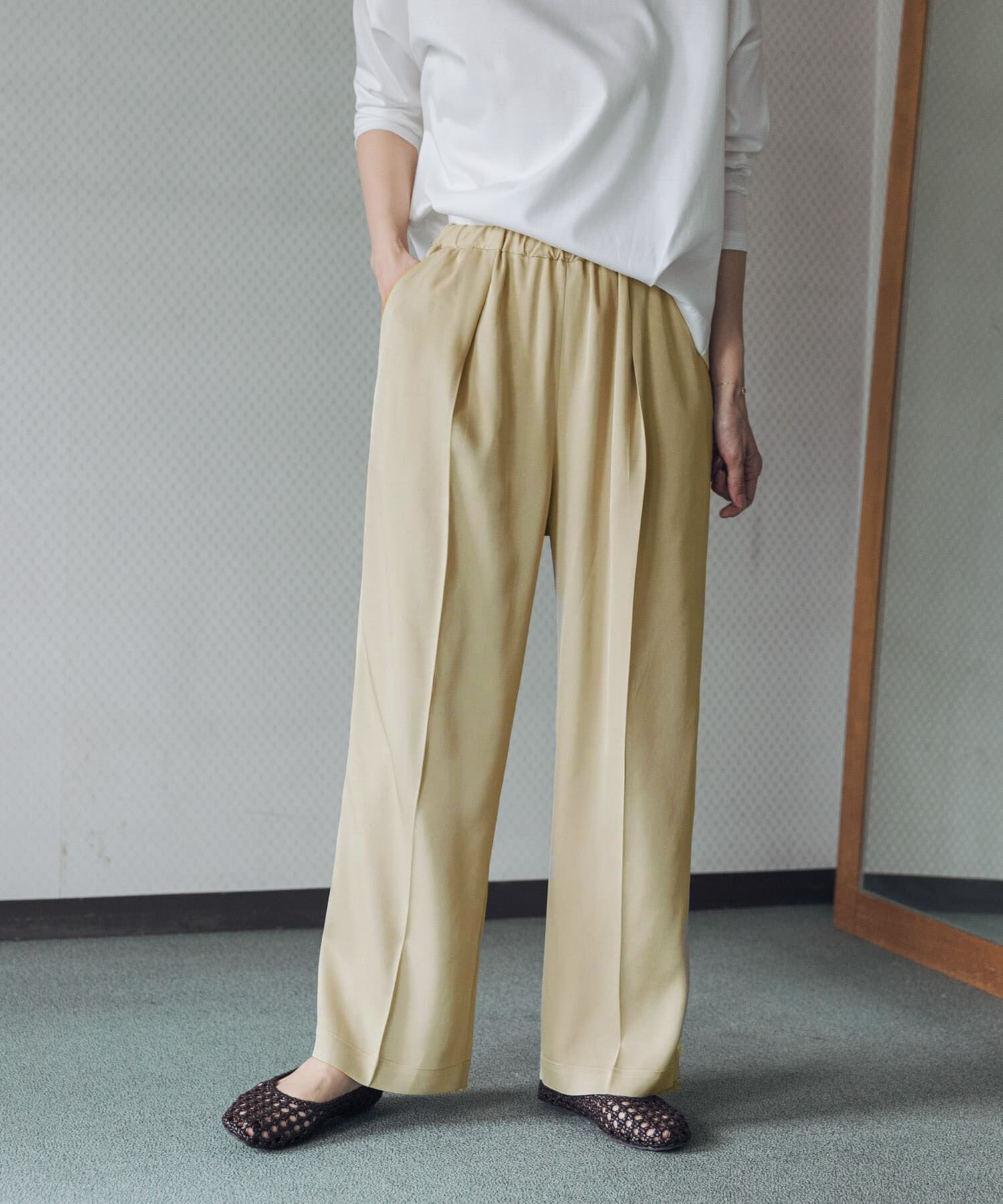 URBAN RESEARCH DOORS「トロミタックギャザーパンツ」|その他|
