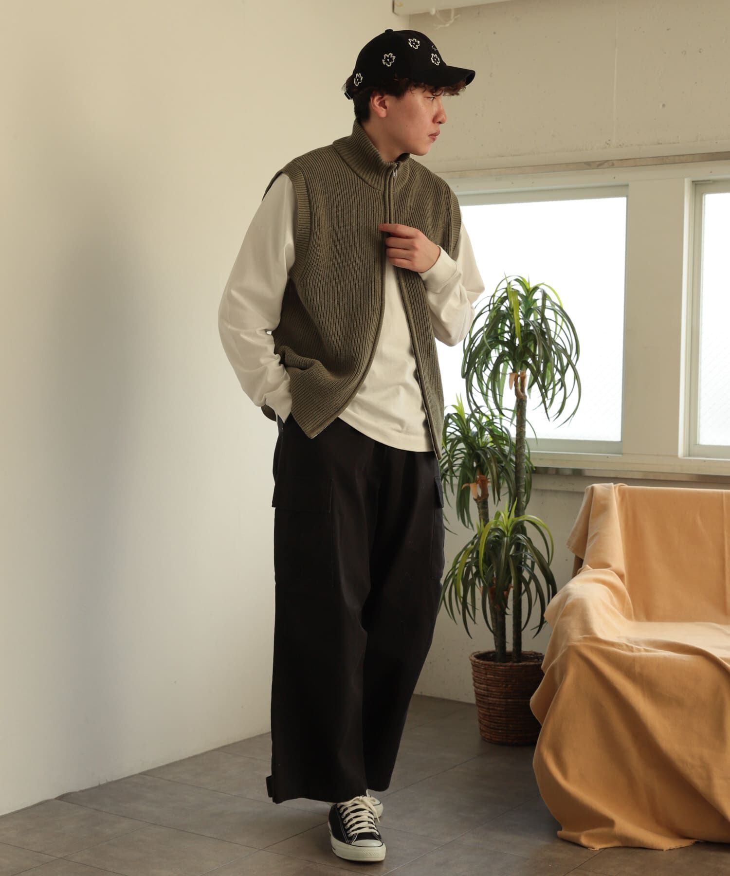 SENSE OF PLACE by URBAN RESEARCH「ウォッシュドカーゴワイドパンツ」|その他|