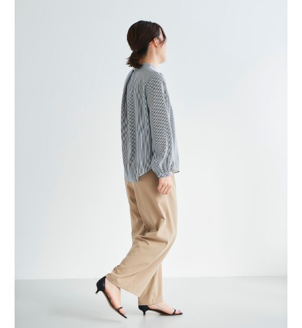 le.coeur blanc「ジョーゼットサイドスカーフタイブラウス」|シャツ・ブラウス|