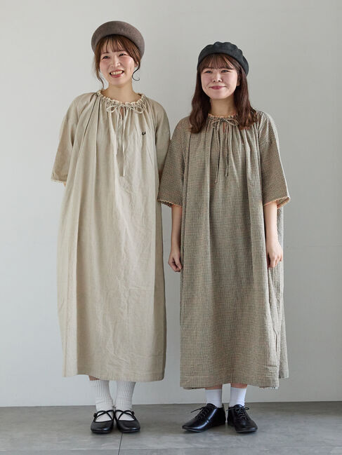 Samansa Mos2「【SA刺繍】スモックワンピース」|ワンピース|