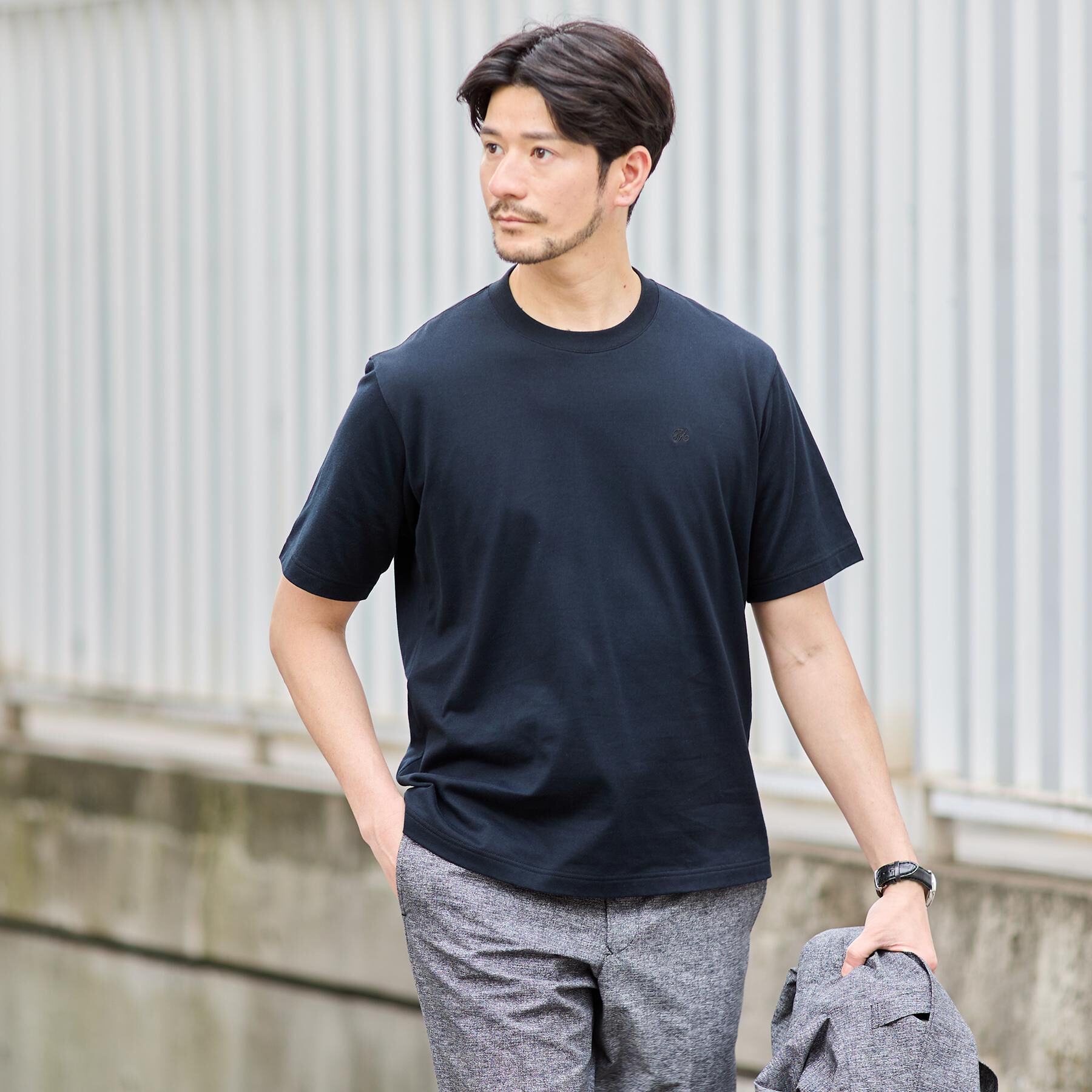 TAKEO KIKUCHI「【抗菌防臭】コットンテーラードTシャツ」|Tシャツ・カットソー|