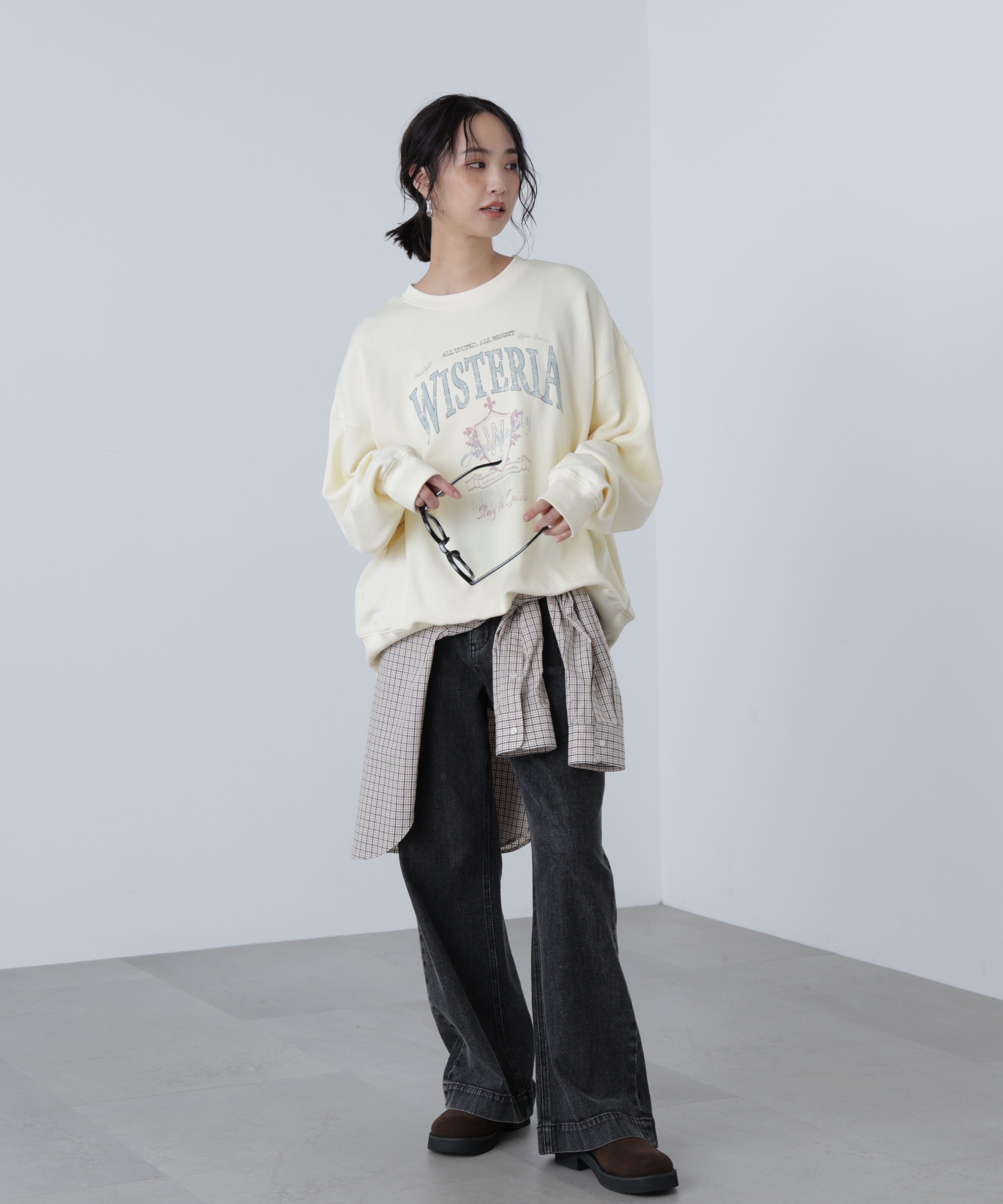  「アソートカレッジロゴビッグスウェット」|Tシャツ・カットソー|