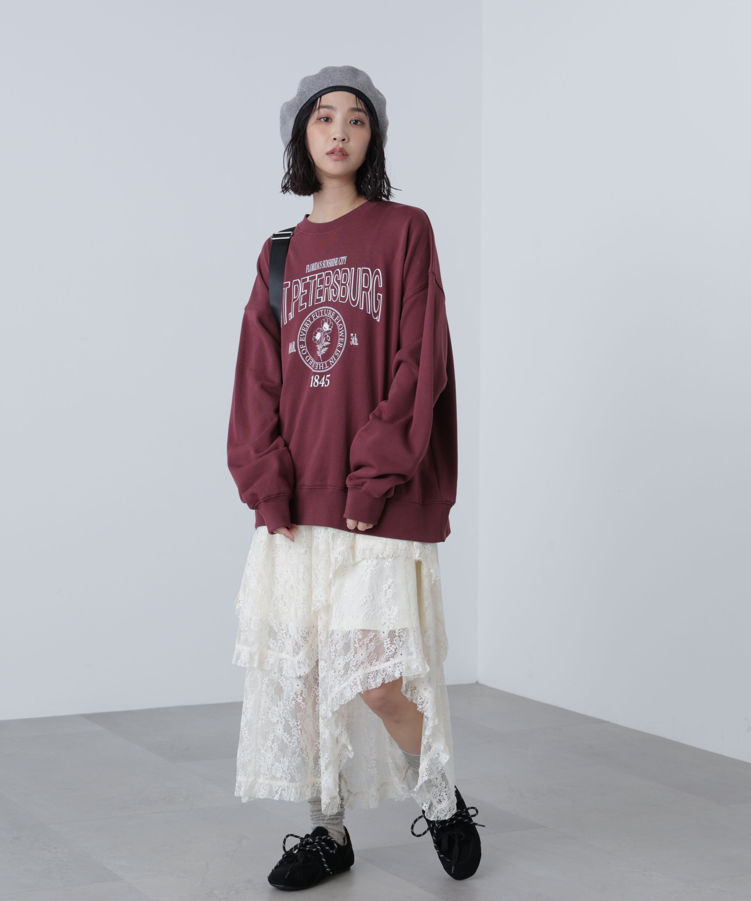  「アソートカレッジロゴビッグスウェット」|Tシャツ・カットソー|