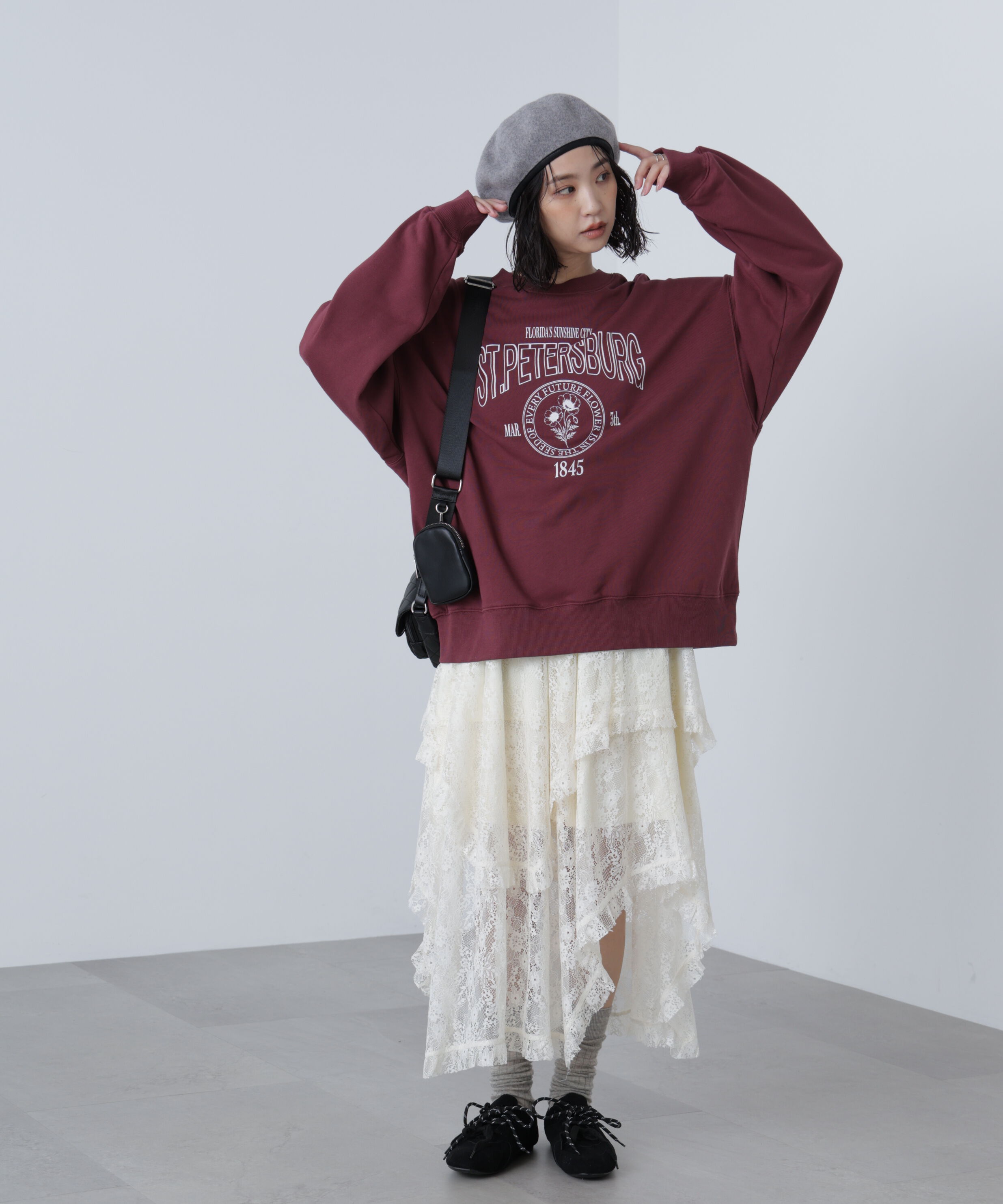  「アソートカレッジロゴビッグスウェット」|Tシャツ・カットソー|
