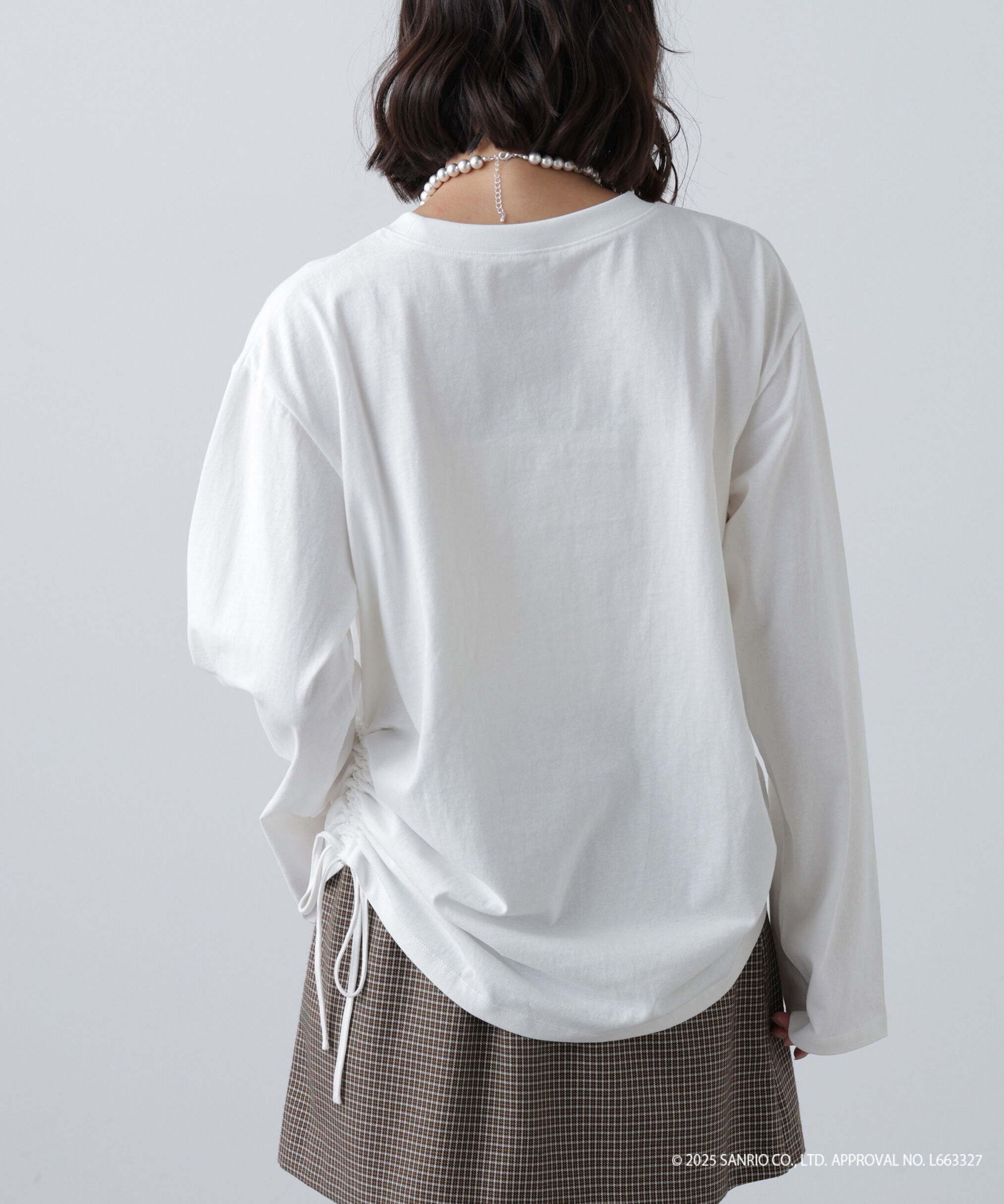  「〈メロクロコラボ〉ロングTシャツ」|Tシャツ・カットソー|