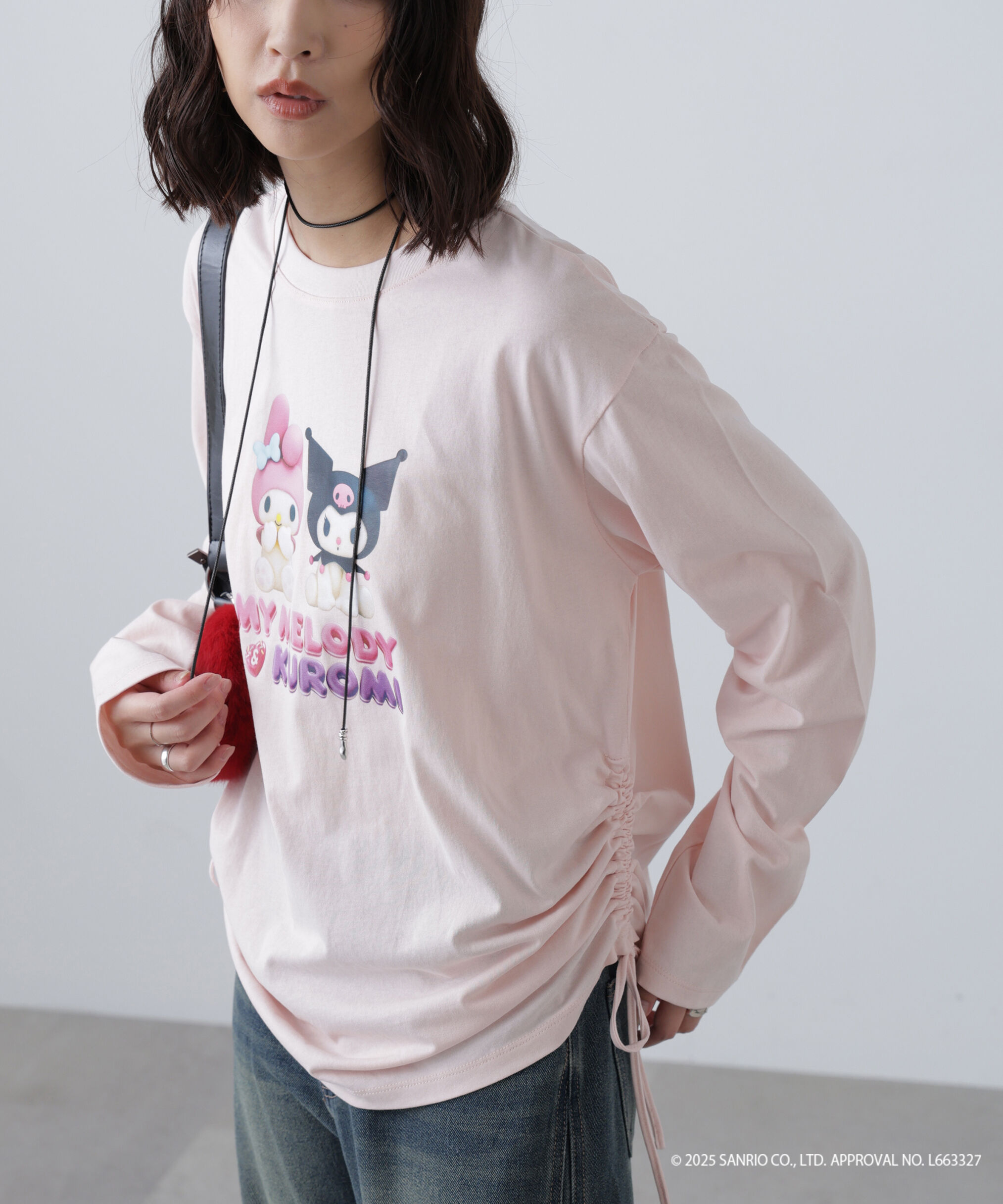  「〈メロクロコラボ〉ロングTシャツ」|Tシャツ・カットソー|