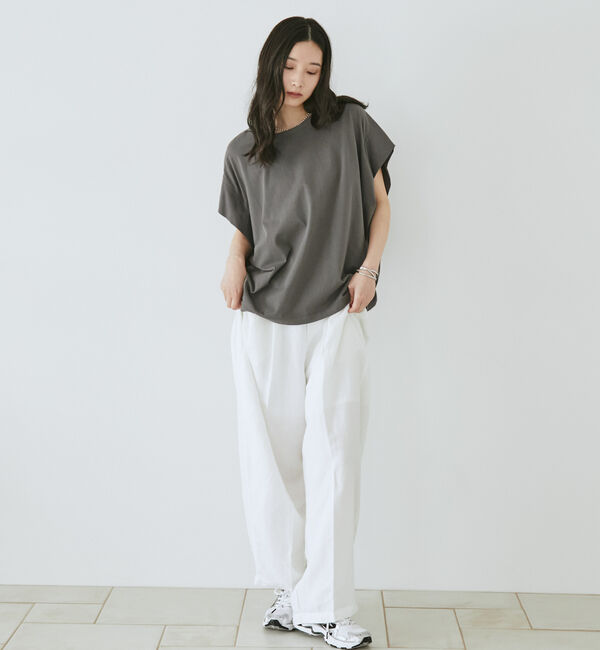 Doux archives「袖タックドルマンＴシャツ」|タンクトップ|