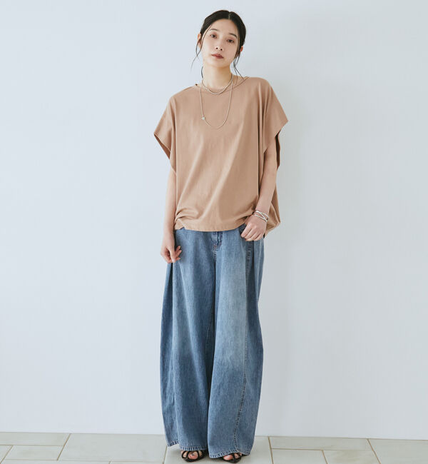 Doux archives「袖タックドルマンＴシャツ」|タンクトップ|