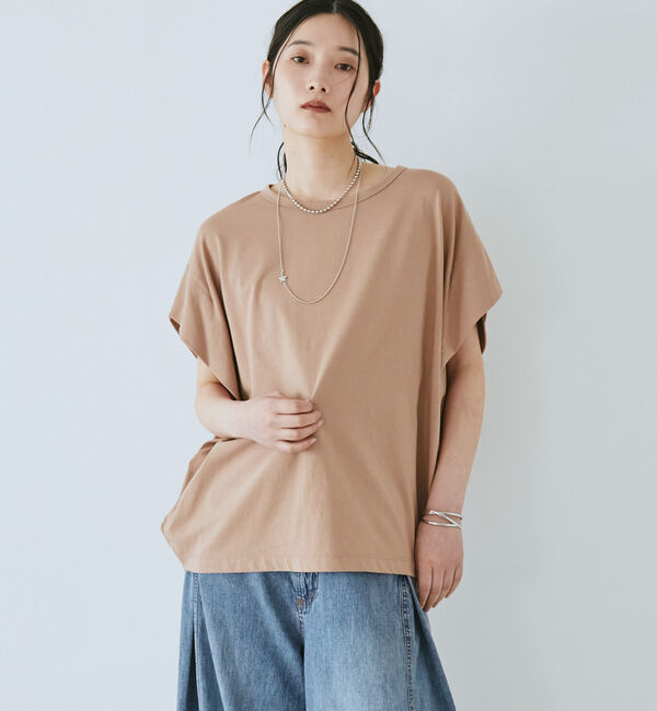Doux archives「袖タックドルマンＴシャツ」|タンクトップ|